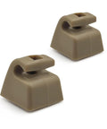 Jaguar Sun Visor Clips Set Of 2 For XJS XJ6 XJ12 1975 To 1994 Replacement Sun Visor Hooks HMD1084AAAEE Durable Locking Design