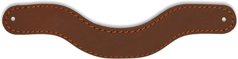 Full Grain Leather Drawer Handles For Cabinets And Dressers Handmade Durable Leather Cabinet Hardware With Pre Made Holes Brown 2 Pack