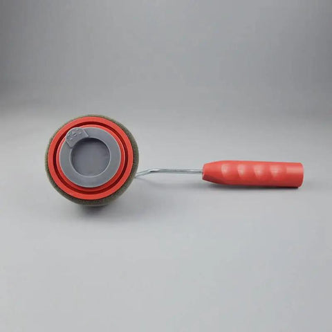 Straight Up Real Deal DIY Paint Roller Brush Kit With Anti Drip Flocked Edge Painter showing roller design and handle.