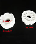 390 Gear Set Replacement Kit For Kids Ride On Cars And Electric Toys, showing 44T large gear with measurements.