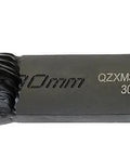 Close-up of black One And Five Eighths Inch Standard Box End Z Head With Interchangeable 12 Point Heads For Pre Sets Tools Pro Grade Heavy Duty Mechanic Wrench Accessory For Auto Repair And Industrial Use.