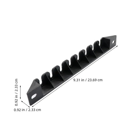 E5 Series Circuit Breaker Mount Bracket For 8-Slot Nylon Busbar Heat Resistant Holder For Truck And RV Power Systems