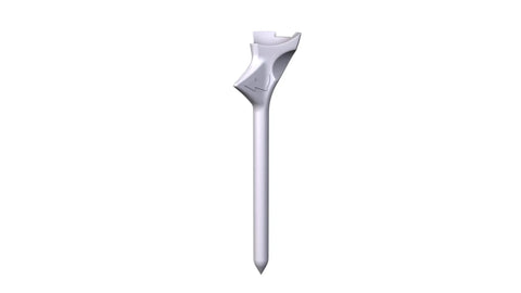 Diamond Golf Tees That Cut Spin For Longer, Straighter Drives And Zero Friction Feel, 3.25 Inch Tees, Patented Diamond Design