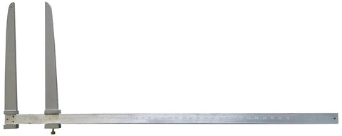 Beefy Workhorse Aluminum Tree Girth Vernier Caliper 76 Cm Capacity With Sliding Jaw Precision Graduation Marks Forestry Measurement Tool For Trees And Trunks Silver Finish