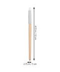 Ten Piece Pro Grade Watch Dial Cleaning Pens With Wooden Handles For Ultra Precise Movement Cleaning shown with dimensions