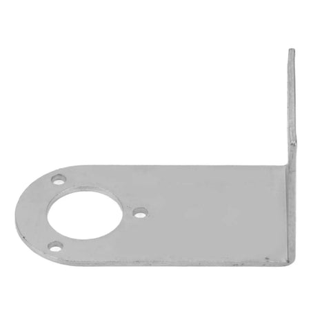 L Type Rotary Encoder Mounting Bracket Beefy Metal Replacement Stand for Encoder Counter with 21mm Hole Diameter, side view