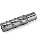 Hardcore Weldon Shank Annular Cutter For Magnetic Drills And Mill Presses High Speed Steel Hole Saw 7/8 inch x 2 inch depth.