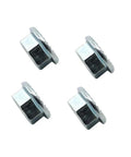Secure Your Ride With This 16-Piece M10x1.25 Wheel Lock Lug Nut Kit Perfect For Yamaha R7 Grizzly 350 Banshee YFZ450 And Polaris ATV Models To Stop Thieves Cold. Four silver M10x1.25 steel wheel lock lug nuts for Yamaha and Polaris ATV use