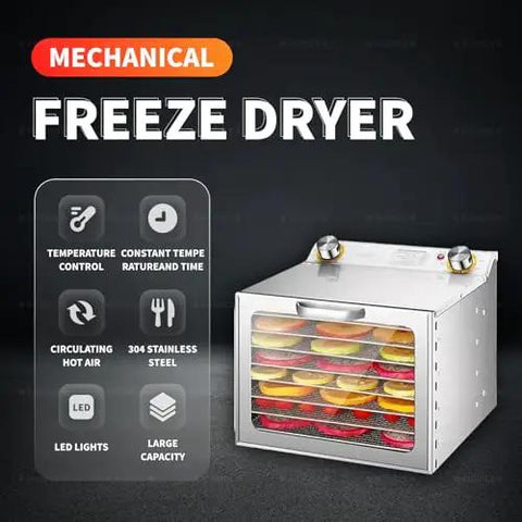 Heavy Duty Food Dehydrator Loaded With 12 Spacious Trays And Quick Temperature Control for crafting homemade jerky.