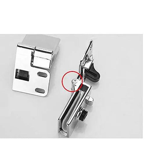 Glass Door Hinges 2 Pack For Cabinets And Closets Durable Wooden Cabinet Hardware with zinc alloy for easy install