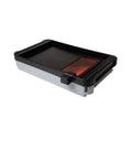 Plug Right Into Your Form 4L Printer With This Premium Resin Vat Featuring A Polished Interior For Zero Headache Cleanup And Butter Smooth Liquid Flow During Extended UV Curing Workflows. Black resin vat with polished surface for Form 4L.