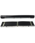 Two black CNC milling machine dust covers: one cylindrical rubber cover and one ribbed accordion guard