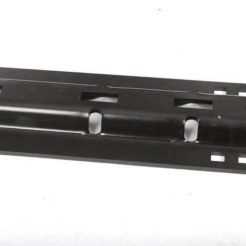 Ultra Strong Universal 5th Wheel Trailer Hitch Mount Rails And Installation Kit showing a close-up of the heavy-duty steel mounting rail.