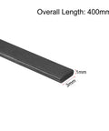 Go-To Ultra Lightweight Carbon Fiber Strips 1x3mm 400mm Pultruded For Kites And RC Aircraft, shown with dimensions