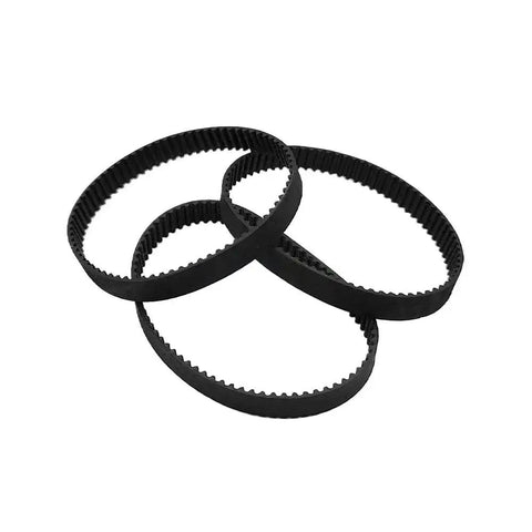 Closed Loop Timing Belt Set 6mm Wide Pitch 140 To 160mm Heavy Duty Drive Belt Reducing Shock And Noise For Smooth Machine Operation