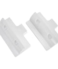 Adjustable Solar Panel Mounting Brackets For RV Caravan Boat Yacht Flat Roof With Durable ABS Weather Resistant Corner Holder Set To Secure Your Solar Energy And Get This Awesome Kit Done Right Today., white ABS corner brackets for flat roof solar panel mounting