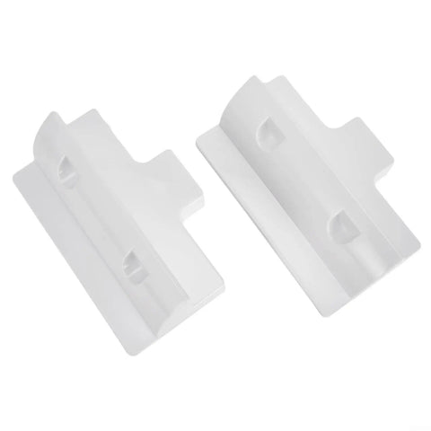 Adjustable Solar Panel Mounting Brackets For RV Caravan Boat Yacht Flat Roof With Durable ABS Weather Resistant Corner Holder Set To Secure Your Solar Energy And Get This Awesome Kit Done Right Today., white ABS corner brackets for flat roof solar panel mounting