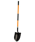 Beastly Heavy Duty Steel Digging Shovel with Fiberglass Handle, 56 Inch Long, Large Blade, Rust Resistant Coating for Tough Outdoor Dirt Work