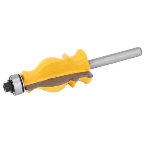 Dead Nuts Reliable 6mm Shank Handrail Router Bit For Woodworking trimming and molding with sharp carbide cutter heads.