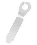 Manual Lightweight Riveter Kit Go To With Four Interchangeable Heads 2.4mm 3.2mm 4.0mm 4.8mm Heavy Duty Hand Riveting Tool With Spring Handle And Long Nozzle For Tight Spaces Like Gutters And Inner Wall Cavities, silver hex-head wrench