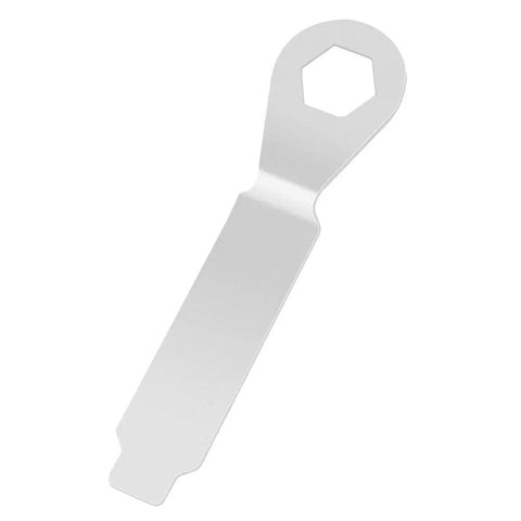 Manual Lightweight Riveter Kit Go To With Four Interchangeable Heads 2.4mm 3.2mm 4.0mm 4.8mm Heavy Duty Hand Riveting Tool With Spring Handle And Long Nozzle For Tight Spaces Like Gutters And Inner Wall Cavities, silver hex-head wrench