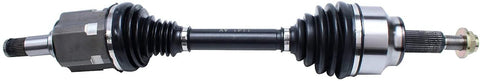 Left Front Wheel Bearing Hub CV Axle Replacement For AWD Jeep Grand Cherokee And Dodge Durango, showing full axle view