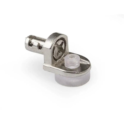 Close-up view of shelf support pin from Beefy Heavy Duty Shelf Support Pins With Removable Glass Shelves Pegs And Silicone Bumpers.