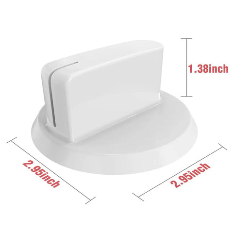 Dryer Timer Control Knob Replacement for GE and Hotpoint Dryers Easy Install, dimensions 2.95 x 2.95 x 1.38 inches