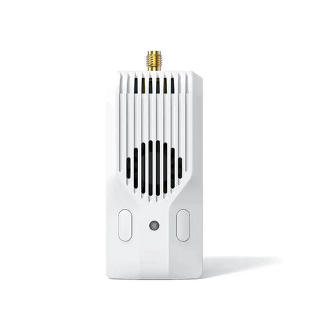 ExpressLRS Nano RC TX V2 Module With 2.4GHz 915MHz 1000mW High Power Output T-LED Antenna white casing front view