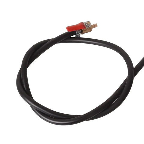 Hose with cut off valve from 2L Auxiliary Gas Tank Kit For Motorcycles And Cars With Fuel Hose And Cut Off Valve