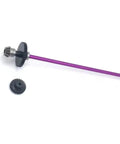 Metal Center Drive Shaft Upgrade For 1/12 WLtoys RC Cars, Heavy Duty Shaft And Gear Assembly, Fits 124016 124017 124018 124019, Purple Anodized Finish, Precision Machined, Easy Install, Boosts Transmission Efficiency And Power Transfer. purple metal RC center shaft with gears