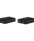 Top Shelf KVM Extender Kit With DisplayPort 1.2 And USB Over Fiber Optic Cable Stretching Up To 300M, includes two units.