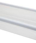 Replacement Refrigerator Door Bin For Whirlpool Kenmore And Maytag Appliances Clear With White Band Top Rim Attaches To Back