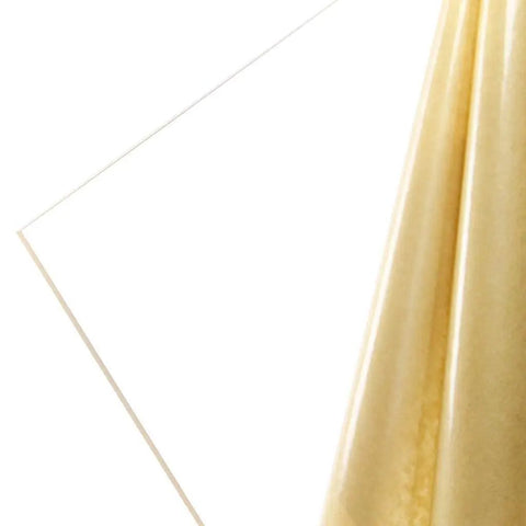 Clear Acrylic Sheet 24 In W By 42 In L PMMA 0.010 In Tolerance 92 Percent Light Transmission Lightweight Yet Strong Like Glass Weather Resistant And UV Safe Ideal For DIY Projects Displays And Craft Builds, clear sheet edge