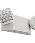 Basics LED Emergency Light With Dual Adjustable Lamp Heads For Wall Mount Go To Backup Power 90 Minute Battery Backup