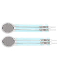 Two Pack Thin Film Pressure Sensor, Flexible Bendable Force Sensitive Resistor, 20g To 3kg Range, High Accuracy With Low Drift, Ideal For Auto And Industrial Measurement Applications, two thin-film sensor strips