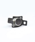 Replacement Thermistor Inlet Control for Dryer Heating Element WE4M398 front view, metal component with mounting bracket