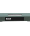 Pro Grade Precision Bar Level measuring 0.1 mm per meter accuracy, solid ground base, compact steel design for workshops.
