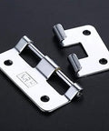 Detachable Flight Case Hinge For Cabinet Doors And Wardrobes, metal finish, easy install, heavy duty industrial strength box support
