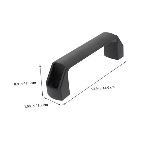 Heavy Duty Aluminum Chest Pull Handle 2 Pack Rock Solid Toolbox Grip For Industrial Cabinets Shock Resistant Surface Mount Hardware With No Fuss Setup For Daily Grind Jobs