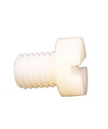 Top Shelf Nylon 66 Slotted Cheese Head Screws Metric Fasteners PA66 Plastic Bolts Pack Of 100 M8x30mm visible slotted cheese head bolt.