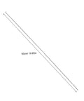 Beefy Carbon Fiber Rods 1.64 ft Long 0.08 in Diameter, 10 Pack Black Round Bar For Model Aircraft And Fixed Wing DIY Prototyping