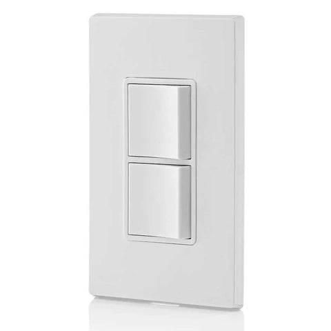 Decora Single Pole AC Combination Switch 15 Amp 120/277 Volt Commercial Grade Grounding 5634-W White No Fuss Wallbox Control