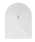 Real Deal High Sensitivity Glass Break Detector For Home Security Systems Adjustable Digital Impact Sensor front view with two sensors.