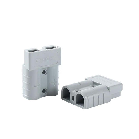 50 Amp Heavy Duty 10 Gauge Battery Quick Connector Kit For 12-36V Systems With Quick Disconnect Wire Harness Plug For Motors Winches And Trailers Silver Plated Contacts In Durable Polycarbonate Housing
