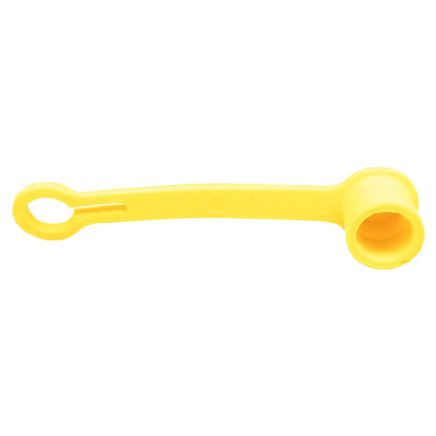 Hydraulic Plug And Cap Kit For Machinery And Tractors OEM Part 1001561 Durable Plug Cap Assembly For Hydraulic Systems Verify Compatibility In Owner Manual Before Purchase Ideal Replacement Part, yellow plastic cap