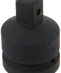 Heavy Duty 1 Inch Drive To Three Quarters Inch Male Impact Adapter With Chrome Molybdenum Steel Construction Through Hole Pin And O Ring Retention Built Tough For Auto Shop Jobs Delivers Mean Torque And Long Lasting Performance.