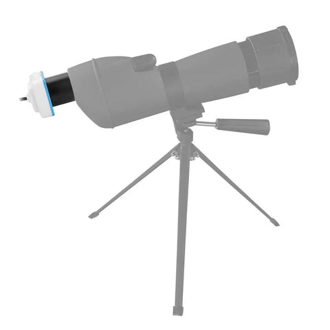 Plug And Play Telescope Camera Eyepiece With USB 2.0 CMOS Sensor for 1.25 Inch Astronomy Imaging attached to telescope