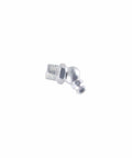 Nickel-plated fitting from Must-Have Dope Grease Nipple Assortment Kit with 400 pcs for hydraulic systems and marine machinery.