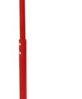 Heavy Duty Machine Skates With 360 Swivel PU Rollers For Industrial Machinery Moving Carbon Steel Base Handles 4409 Pounds in red